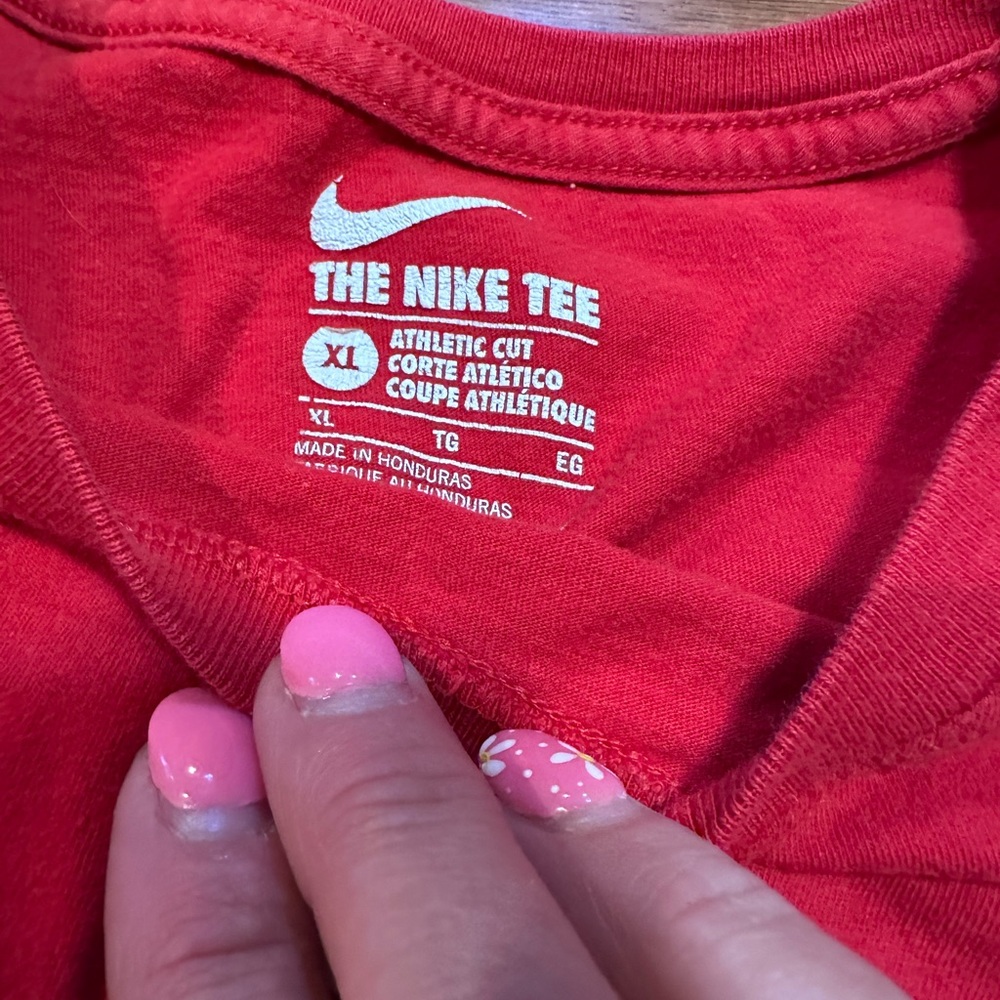 Nike OHIO state size XL tshirt red athletic fit - Picture 3 of 7